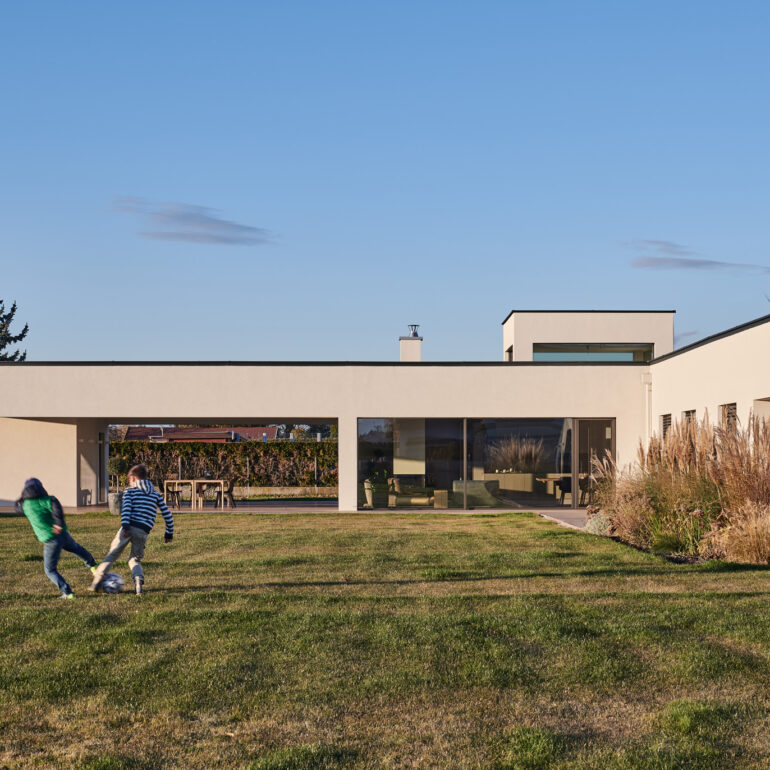 Gartengestaltung, Einfamilienhaus Burgenland, Neufeld an der Leitha, Architektenhaus Burgenland